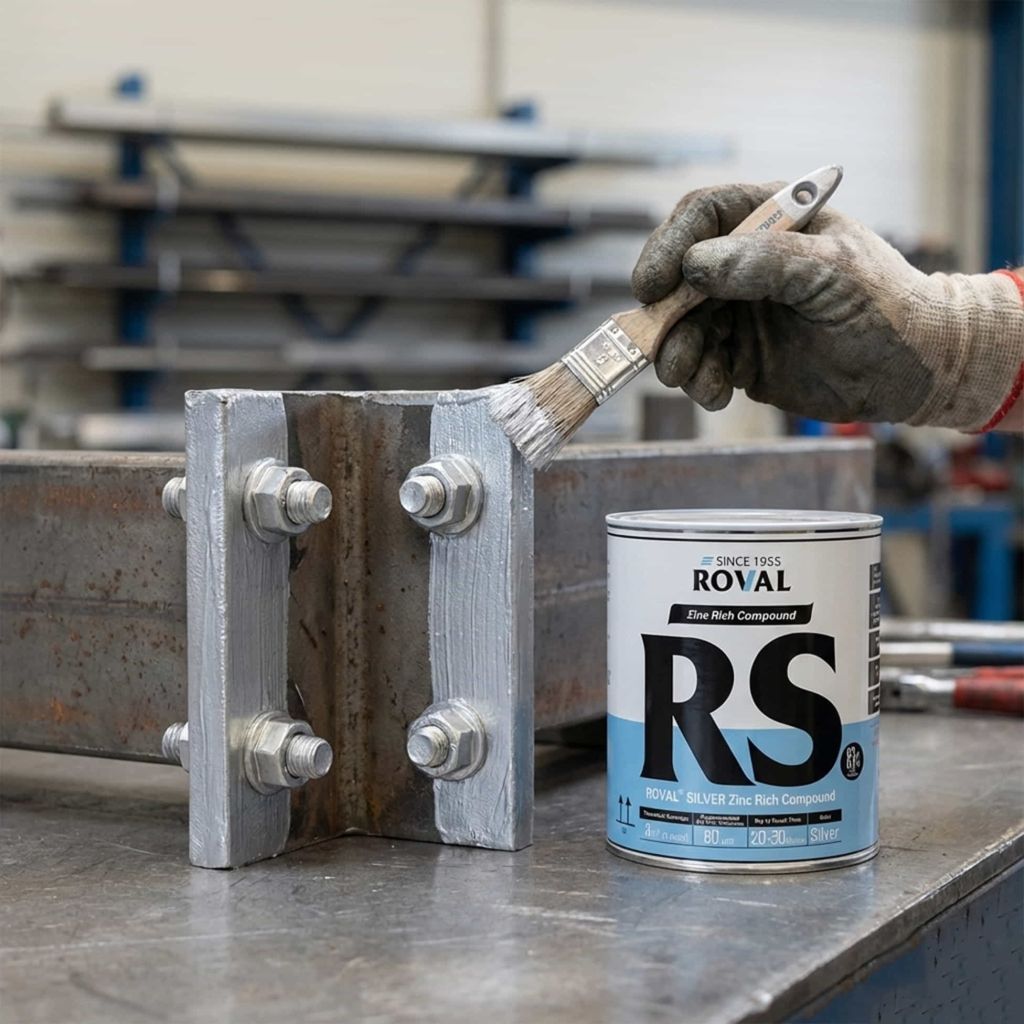 ZRC cold galvanizing compound zinc rich coating for industrial steel structures in Pakistan