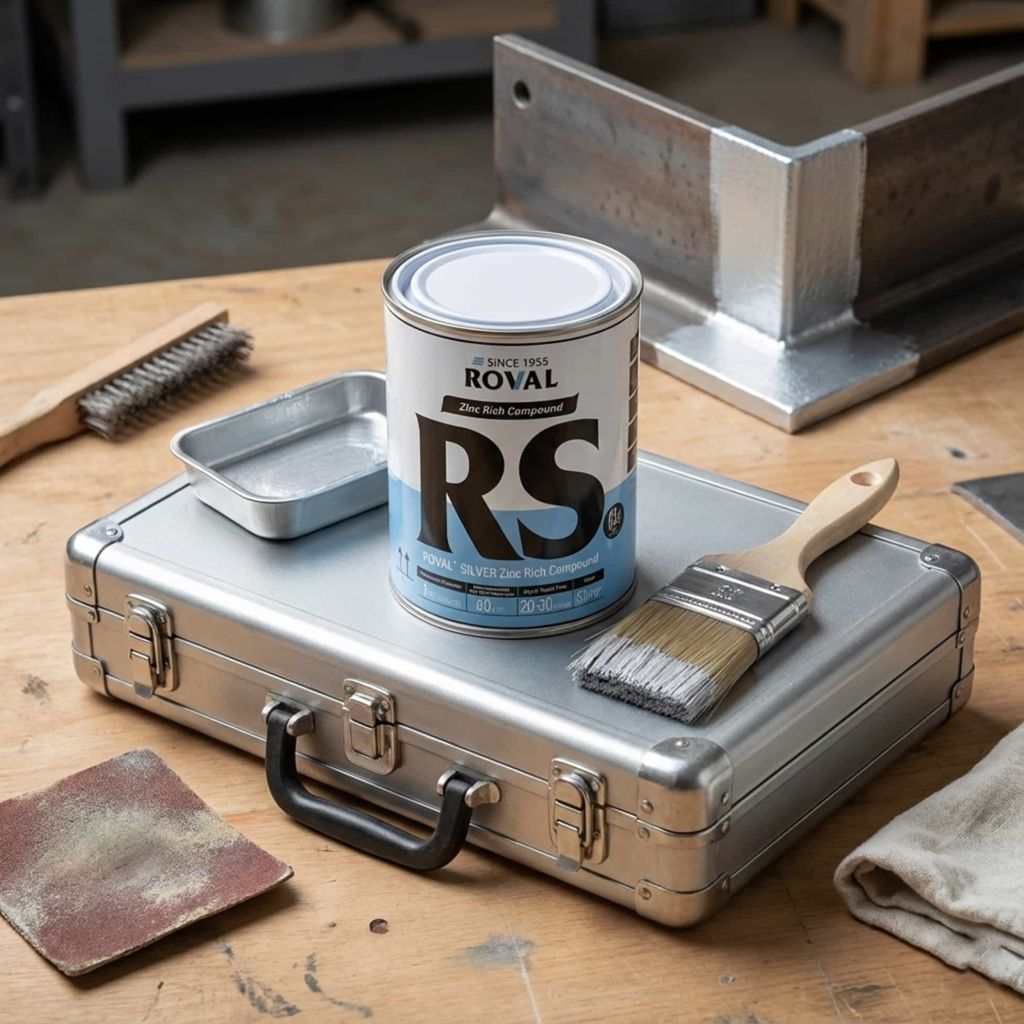 hot dip galvanizing colour matching silver ZRC cold galvanizing compound