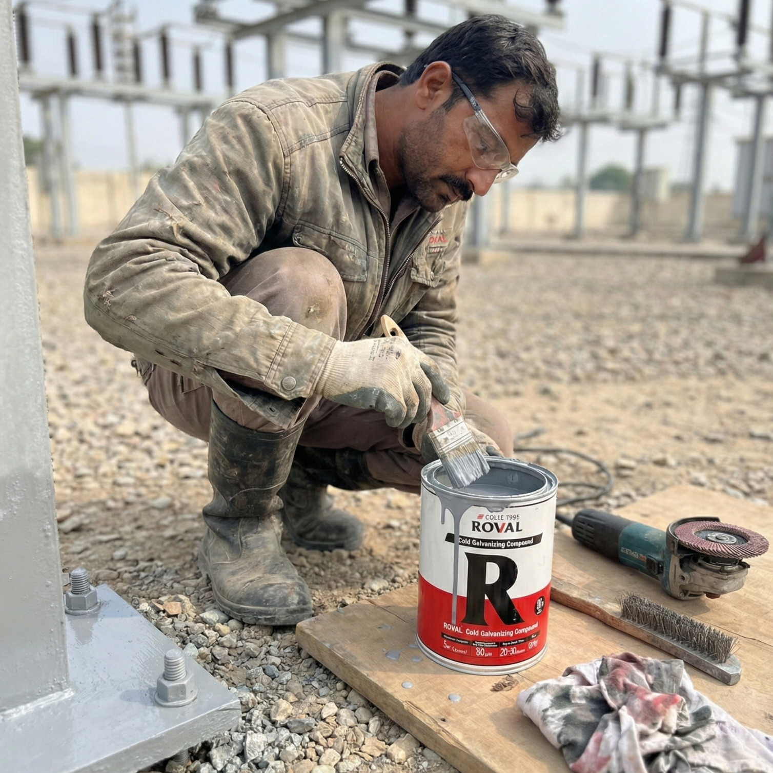 ZRC Paint Cold Galvanizing Compound ROVAL