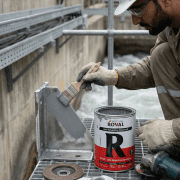 ZRC cold galvanizing on weld seam repair