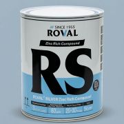 ROVAL RS Bright Silver Cold Galvanizing Compound 1.5 kg tin silver zinc-rich cold galvanizing coating for steel anti-corrosion protection in Pakistan