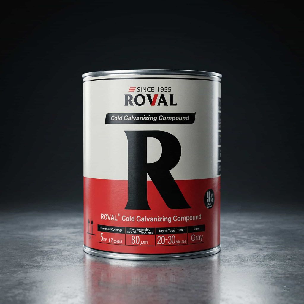 ROVAL ZRC Cold Galvanizing Compound 2.5 kg tin supplied in Pakistan