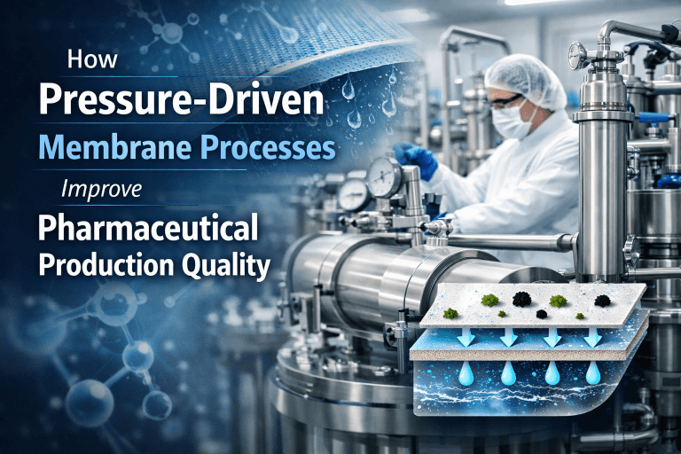 How Pressure-Driven Membrane Processes Improve Pharmaceutical Production Quality